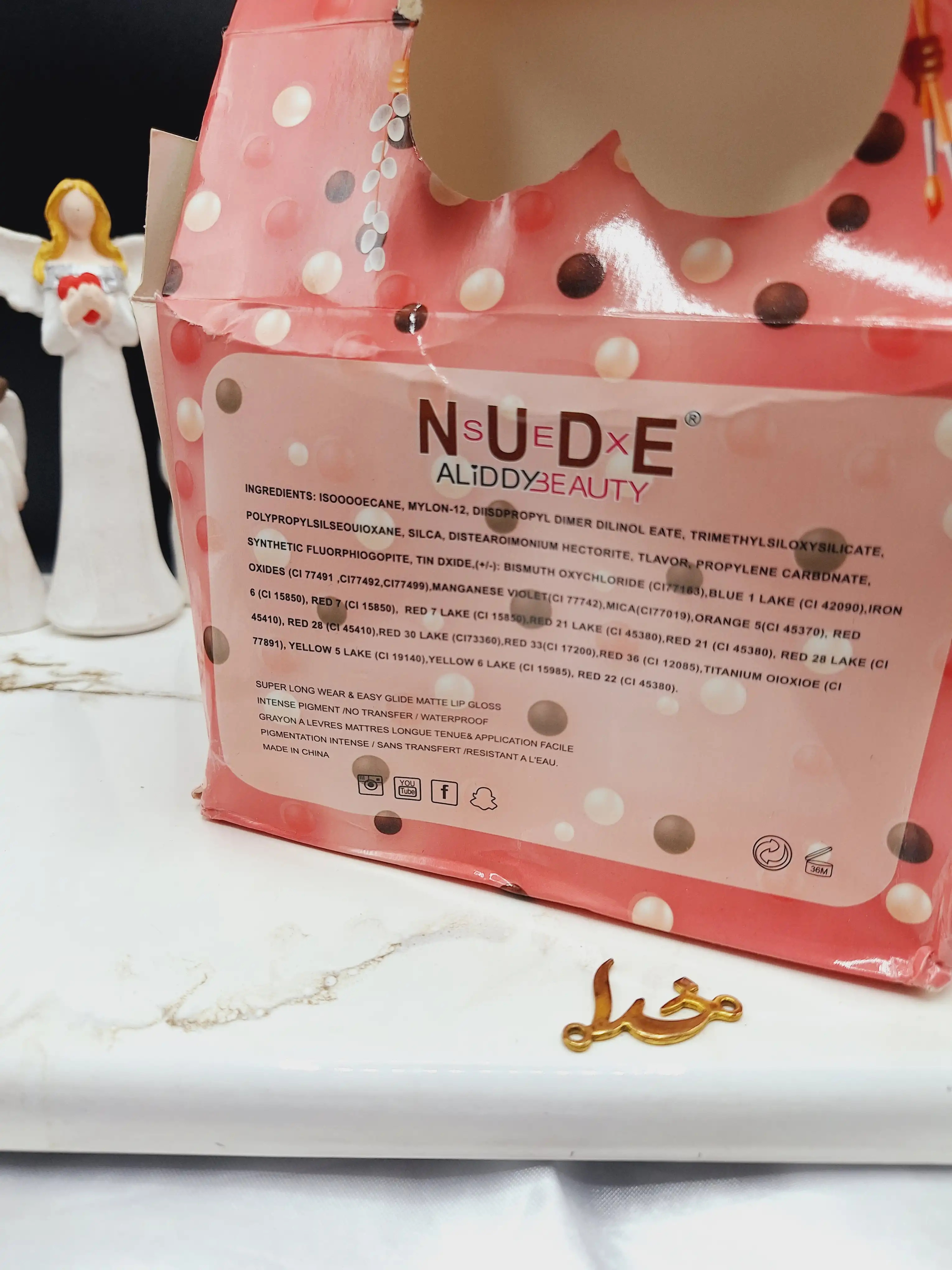 پک رژ لب مایع 6 تایی طرح شکلات  NUDE