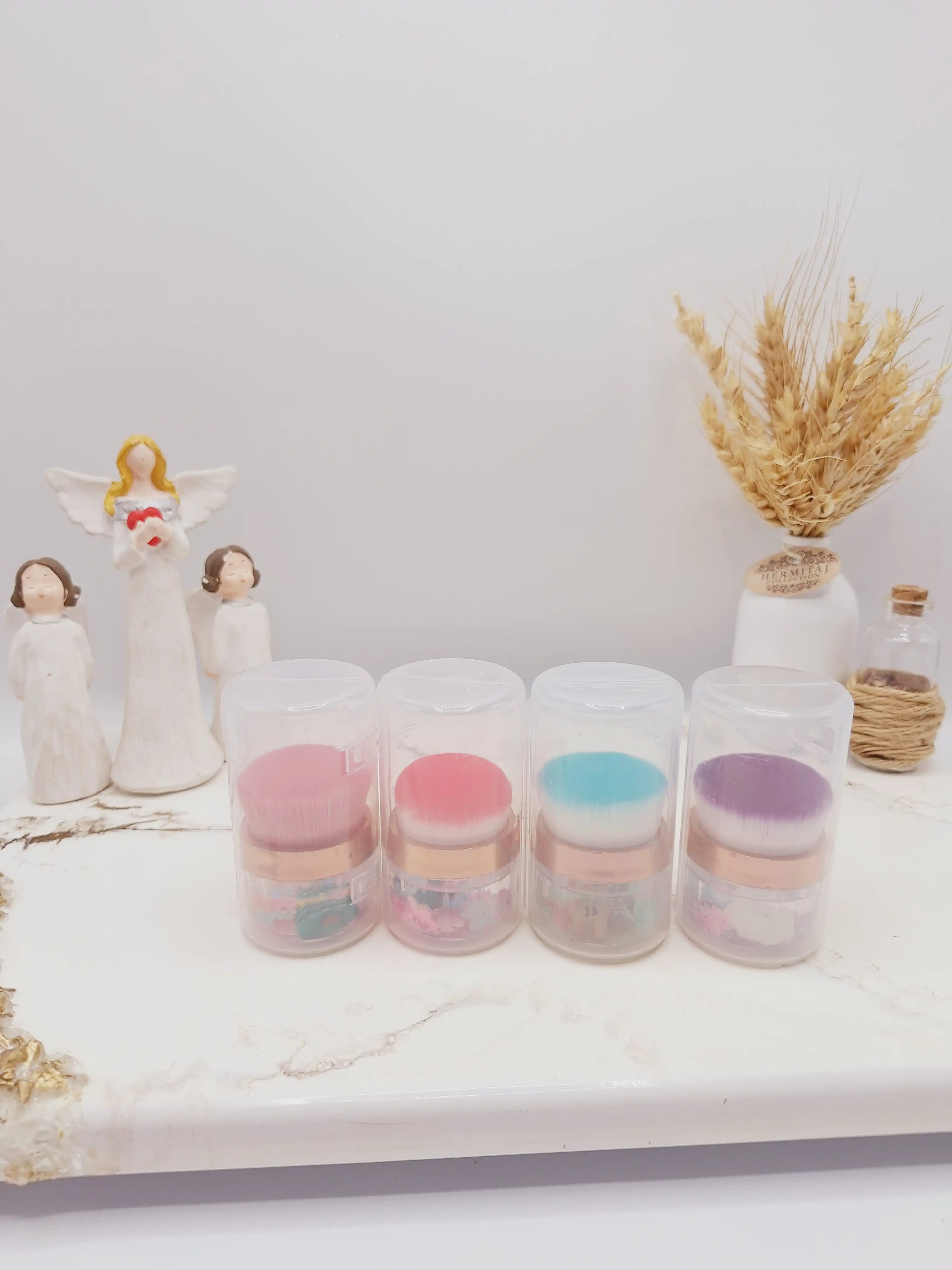 براش رژ گونه آکواریومی باکس دار( مدل گرد)