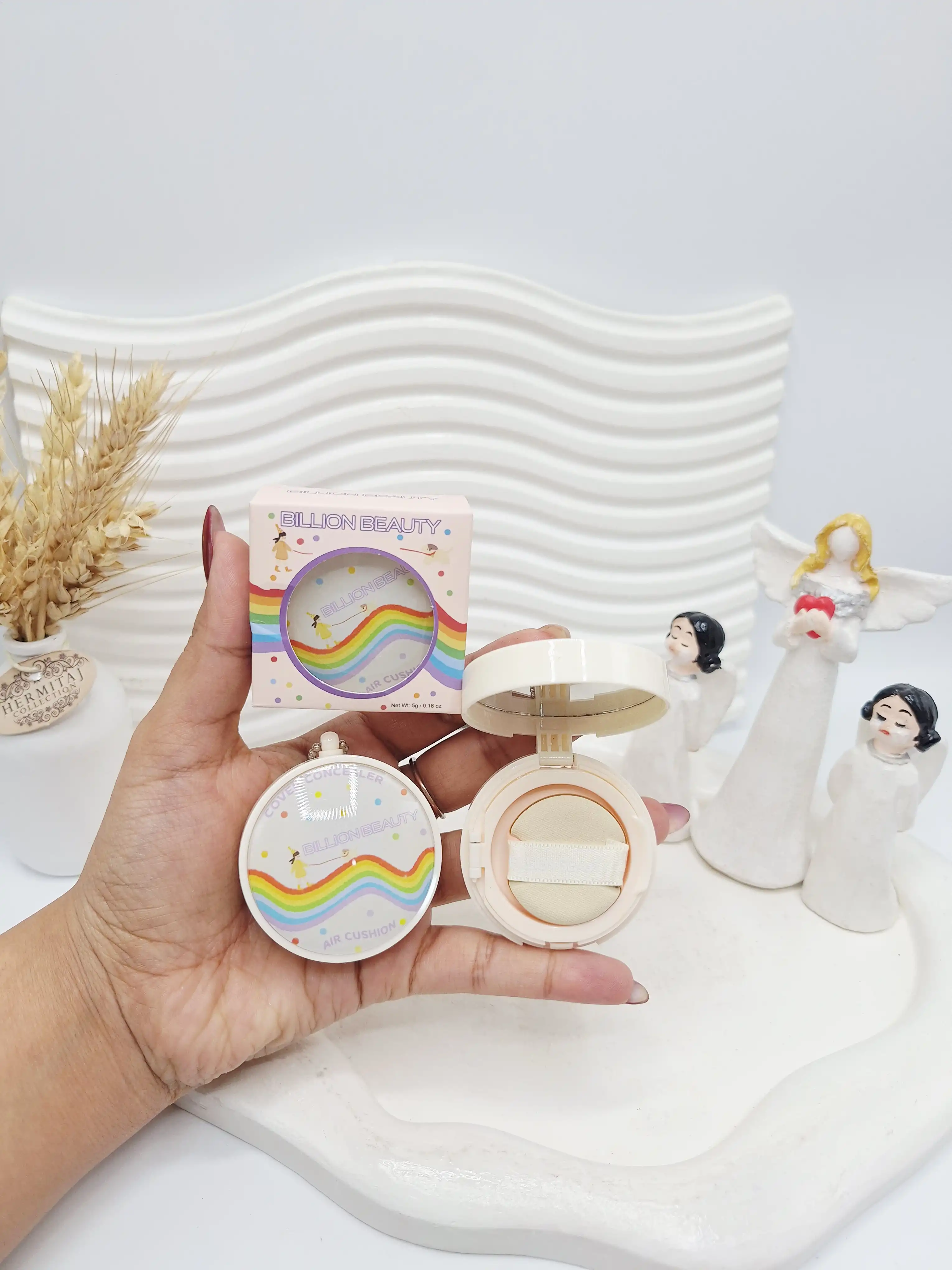 کانسیلر پد دار رنگین کمانی برند بیلیون بیوتی کد 70118