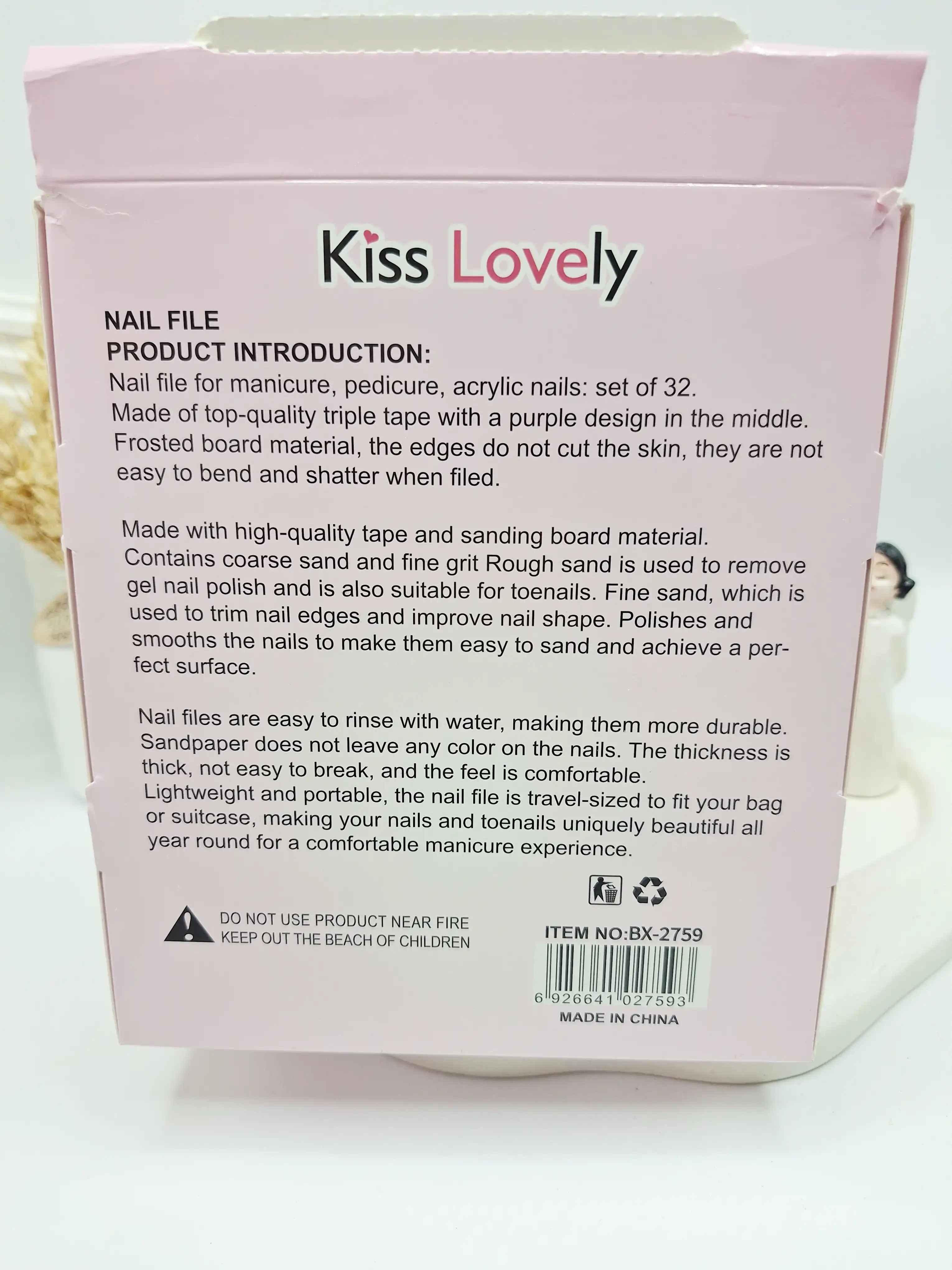 سوهان ناخن کیتی برند KAISS Lovely کد 7593