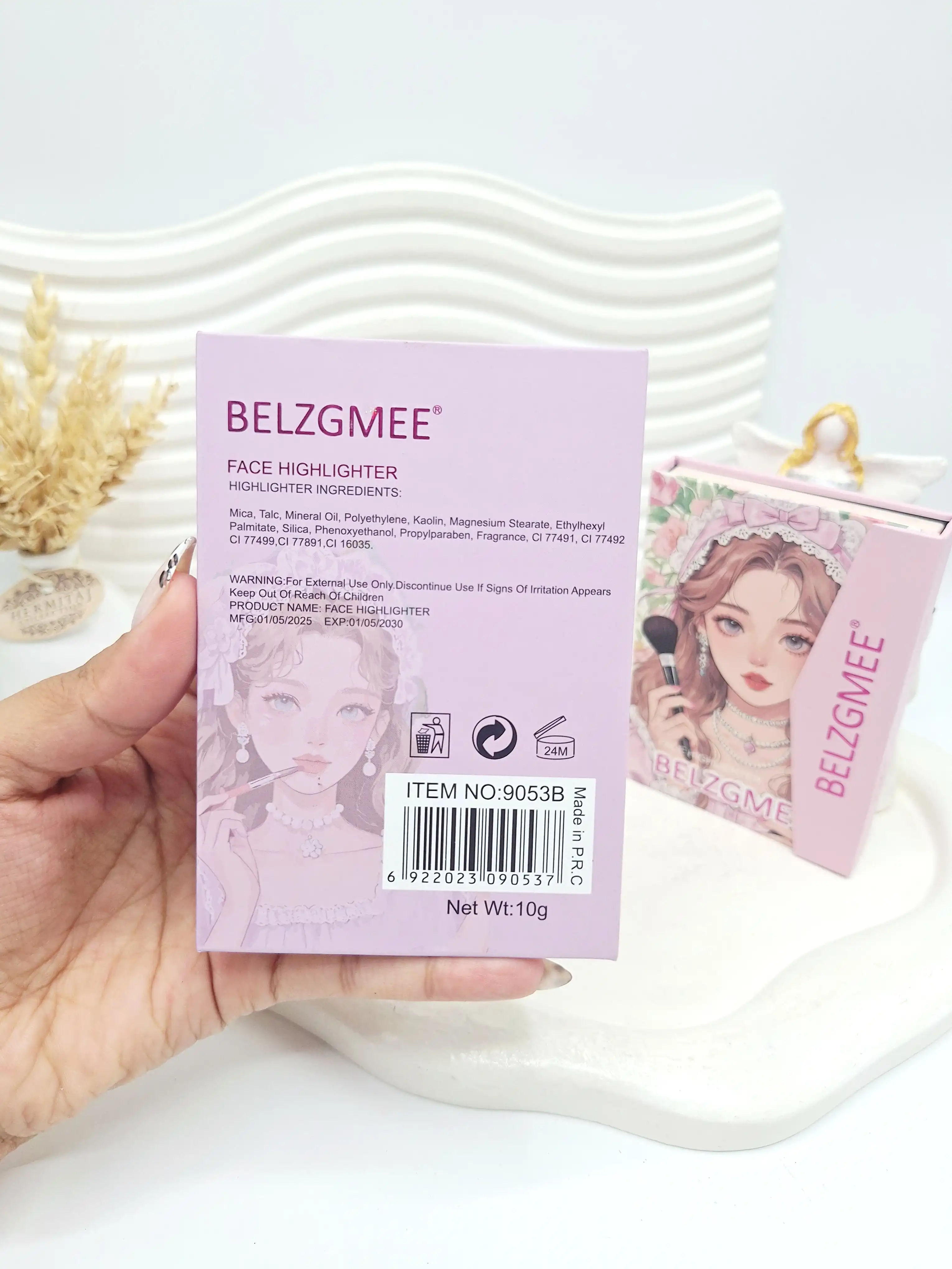 پالت سایه کتابی آنالیدی فوق العاده زیبا طرح عروس BELZGMEE کد 9053