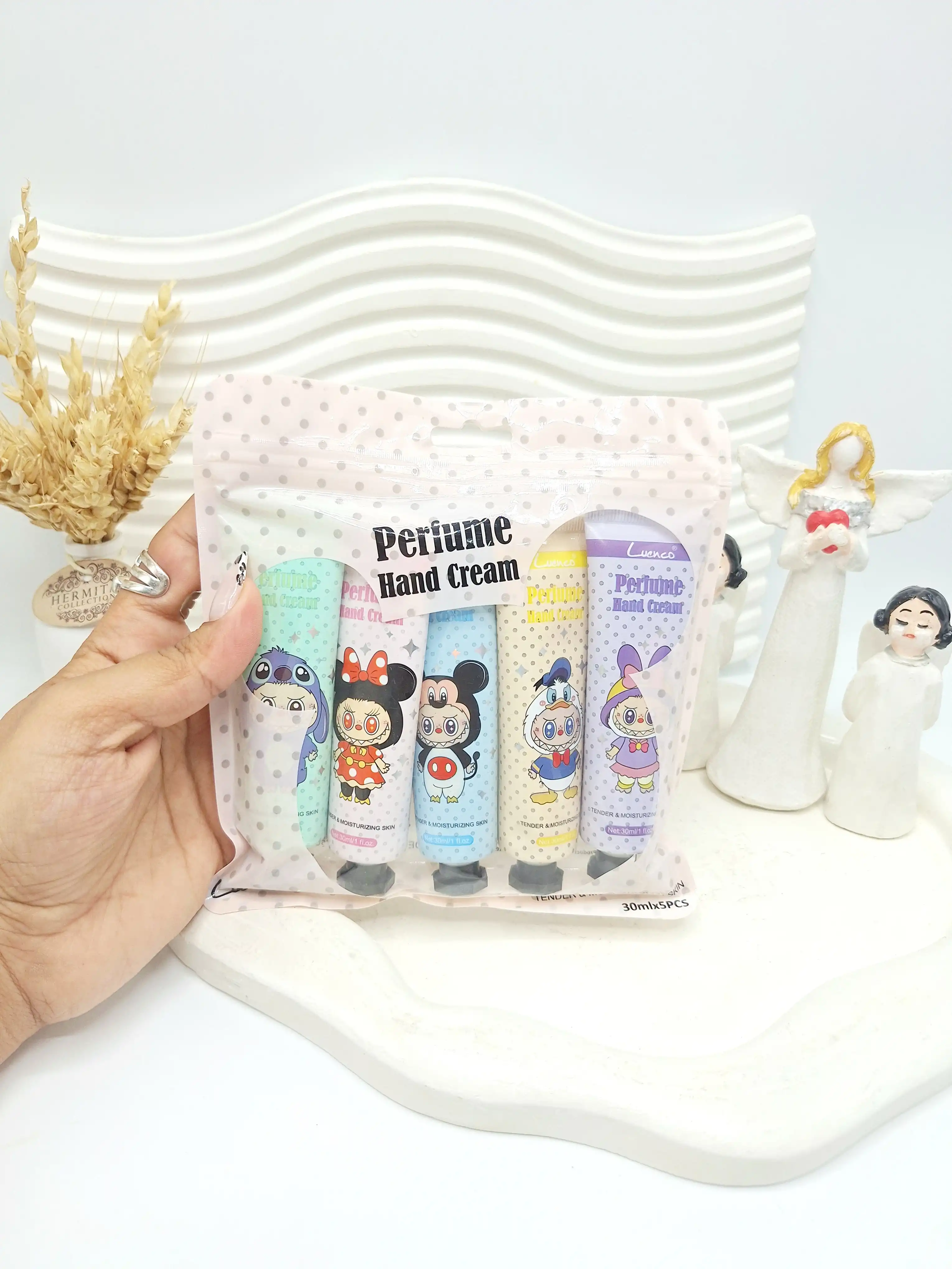 پک کرم دست ۵ تایی Perfume Hand Cream طرح لبوبو  کد ۵۹۸۱