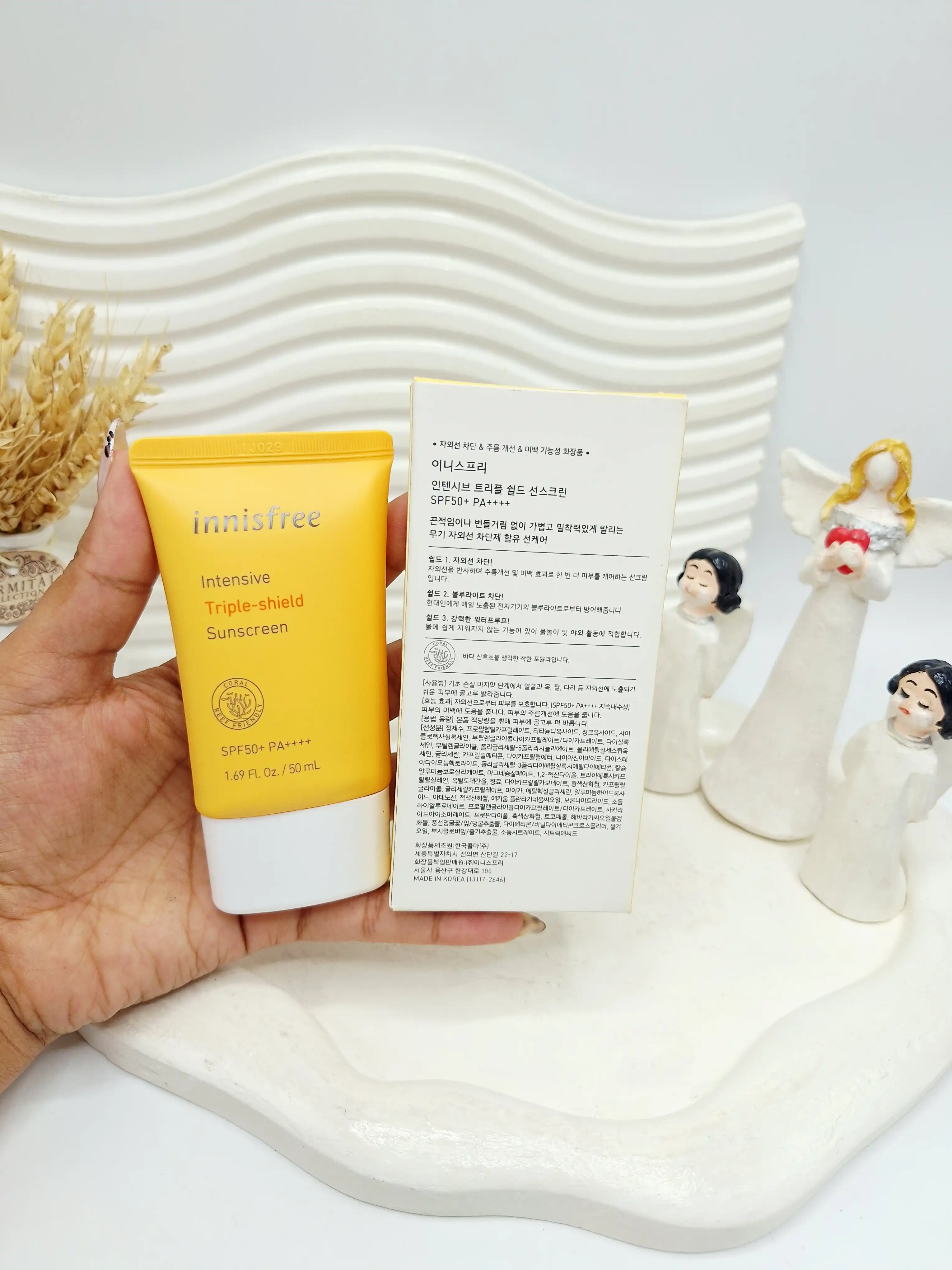 ضد آفتاب بی رنگ محافظ SPF50 برند innisfree کد 3286