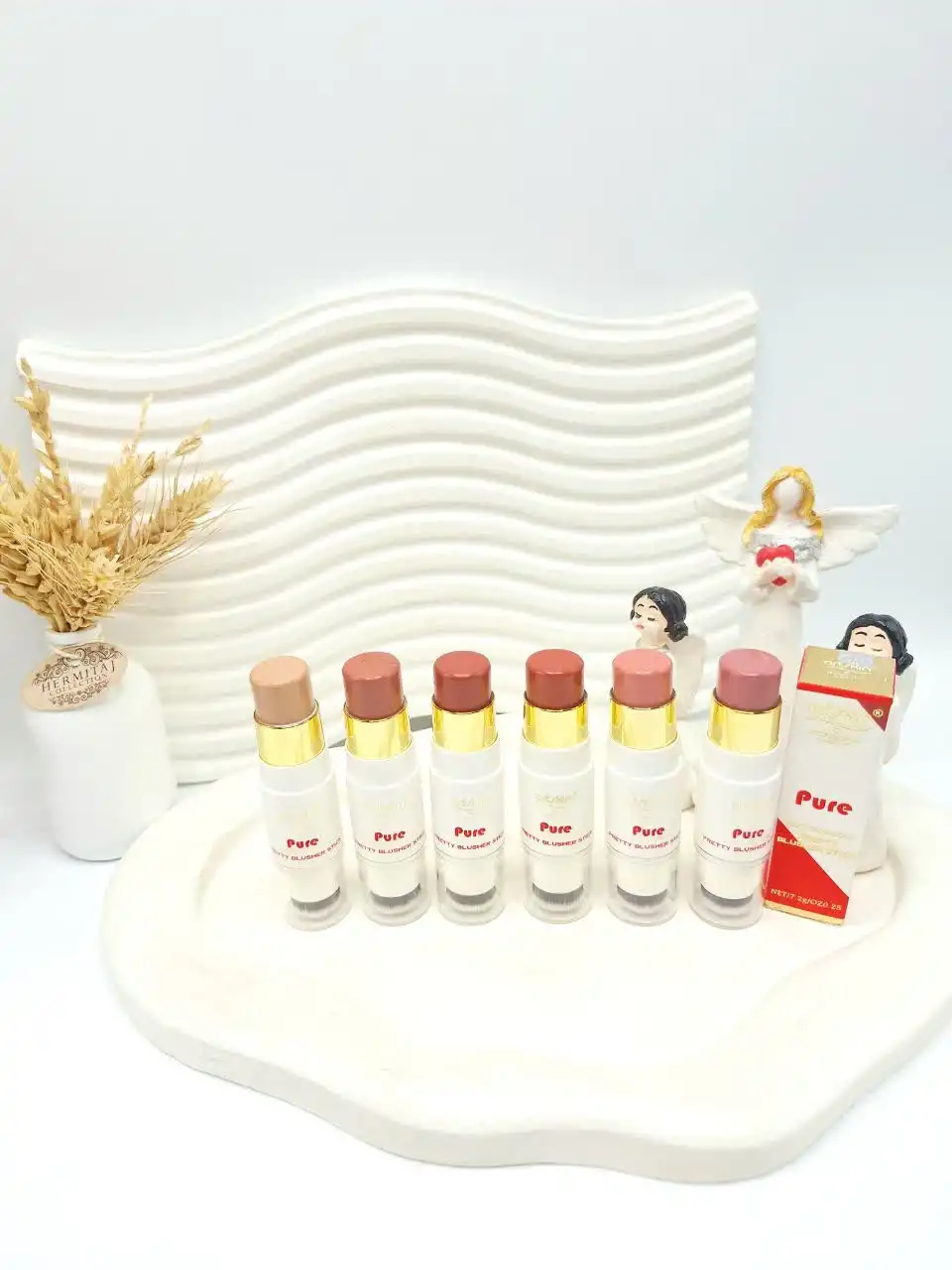 رژ گونه استیکی پد دار برند آرت اسکین کد 8552
