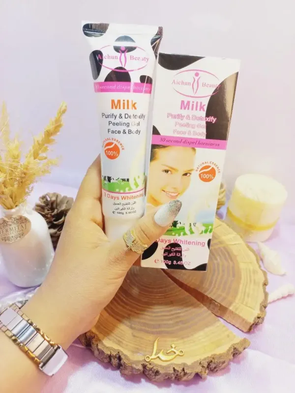 ژل پرطرفدار لایه بردار شیر Milk برند آیچون بیوتی Aichun Beauty کد AC31069