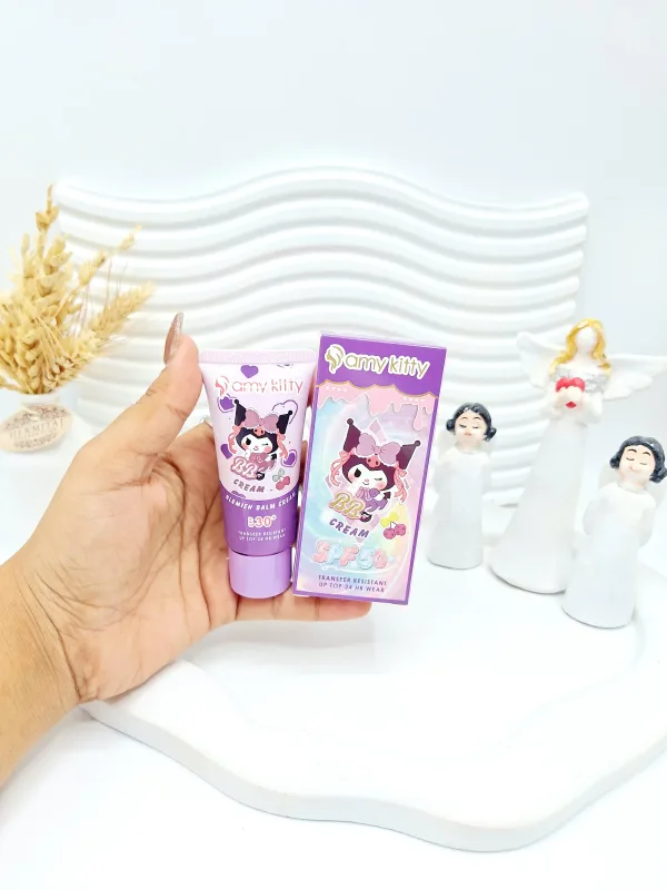 بی بی کرم SPF50 ضدآب و ماندگار 24 ساعته طرح کرومی کد 1073
